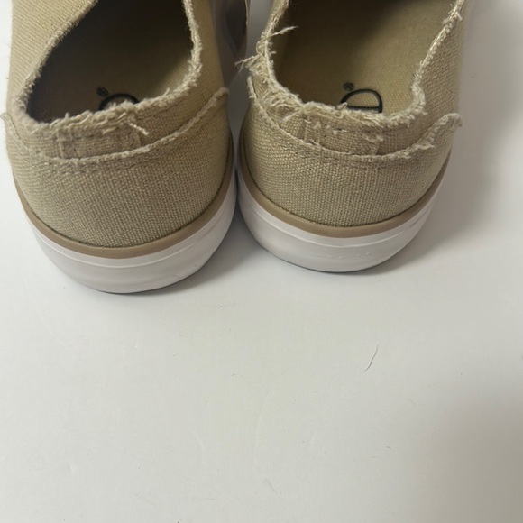 Lily & Dan Kids Tan Canvas Slip-On Shoes - Picture 3 of 5